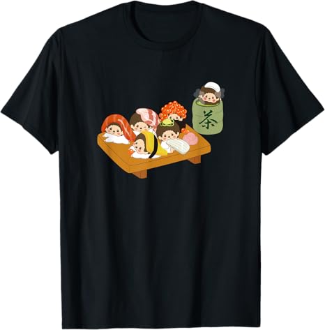 Monchhichi Graphic T-Shirt, Black