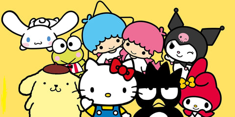 Sanrio logo and colorful characters. What is the Meaning of Sanrio?