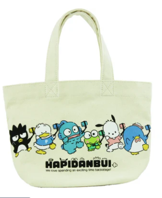 Canvas Lunch Bag Hapidanbui - Sanrio Characters Special Edition
